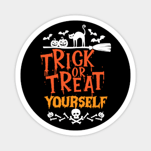 Trick or Treat Yourself Halloween Trick or Treating Gift Magnet